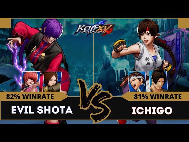 KOFXV⭐EVIL SHOTA (O.Shermie/Whip/Shermie) vs ICHIGO (Yuri/Shingo/Kim)⭐Ranked Match - 10/04/24