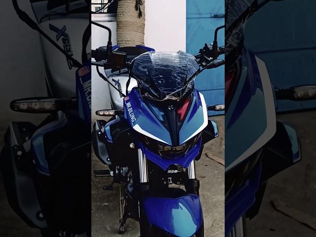 Visor installed on xtreme 125r #xtreme125r #youtubeshorts #youtubeshortsindia #bikemodification