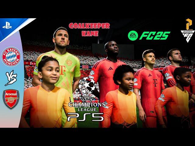 FC25 | Final UCL - Goalkeeper Kane vs Saka | FC BAYERN vs Arsenal | #ps5pro  #fc25 #kane