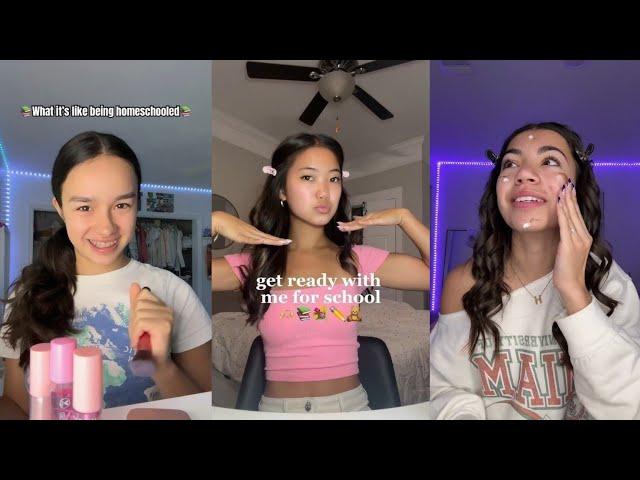 Grwm First Day Of School - TikTok Compilation