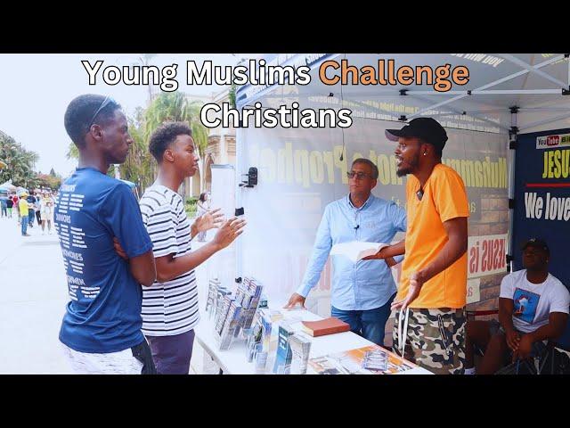 Two Young Muslims Get Educated On Islam By Christian