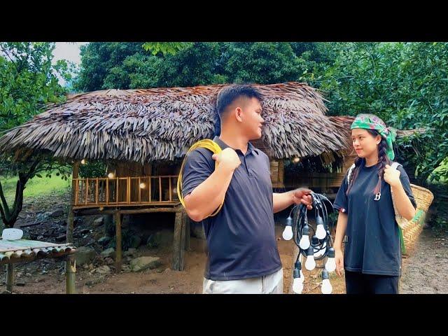 Kind Man Helps 16-Year-Old Single Mother Install 220V Electricity and Repair New House