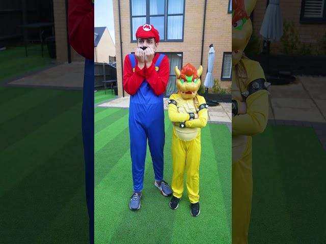 Never jump over the neighbour's fence Super Mario #funny  #supermarios