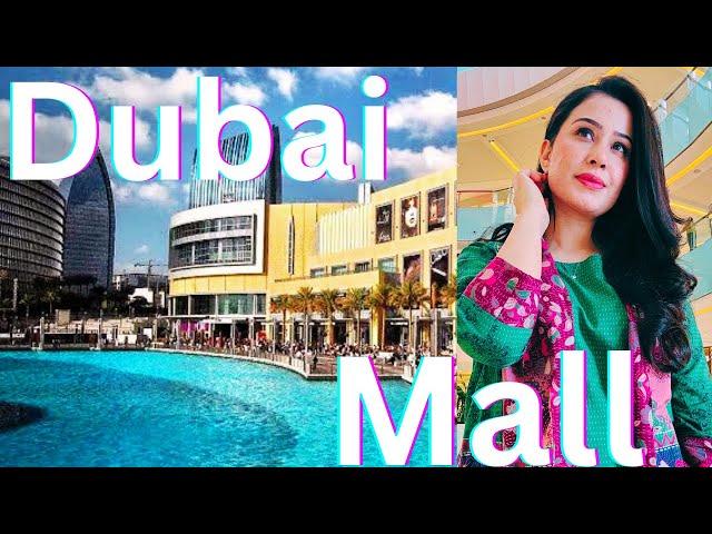 Worlds Largest Luxury Shopping Mall || DUBAI MALL || Burj Khalifa || Fountain Show