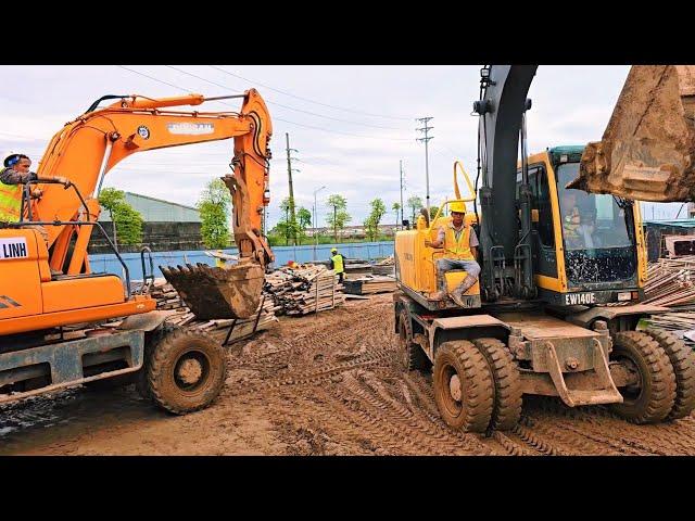 CHỈ HUY TRƯỞNG HỮU KHOAI TV VÀ CÁC MÁY XÚC TRIỆU VIEW LÀM VIỆC TRÊN CÔNG TRƯỜNG | EXCAVATOR TRUCK.