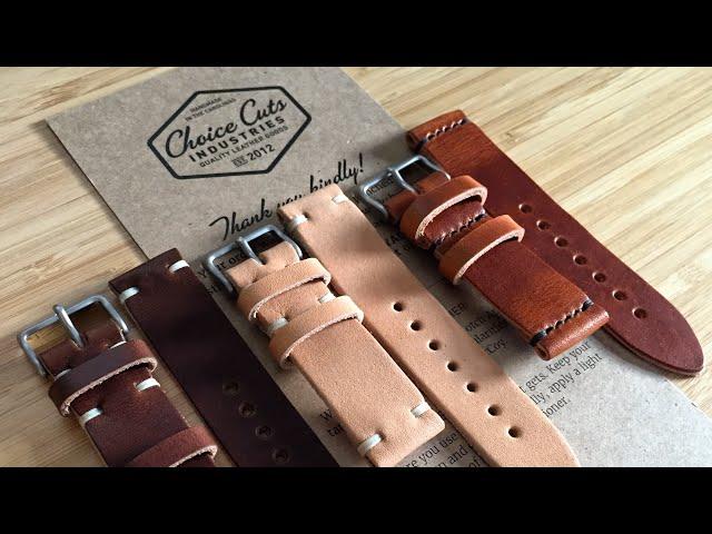 Choice Cuts Industries Horween Leather Straps