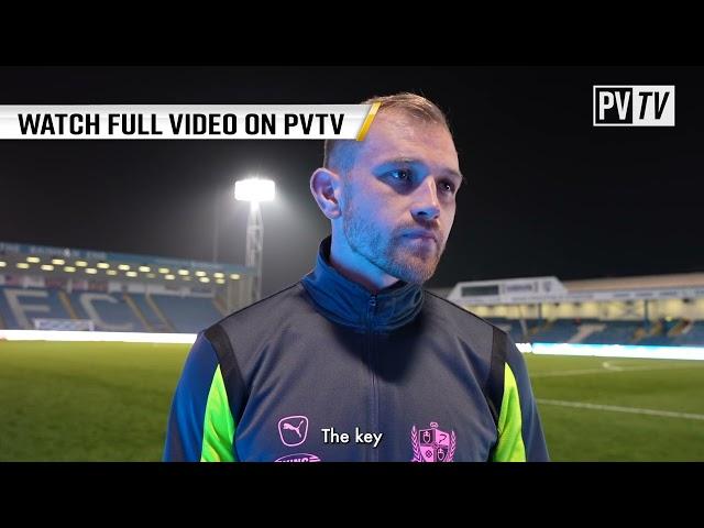 Ryan Croasdale speaks following Gillingham fixture