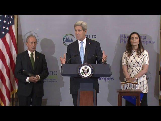 Secretary Kerry and Special Envoy Bloomberg Host "Our Climate, Our Cities"