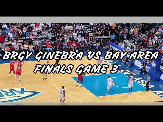 Brgy Ginebra vs Bay Area Game 3 Finals Full Video