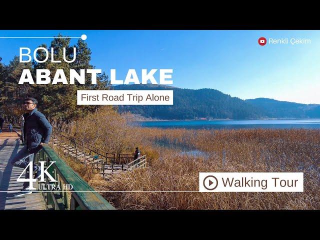 4K Bolu Abant Lake Walking Tour | Abant Gölü Yürüyüş Turu