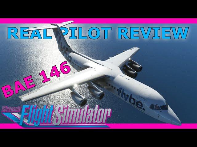 Highly Detailed Airliner Just Flight 146 Professional Review/Overview and Flight