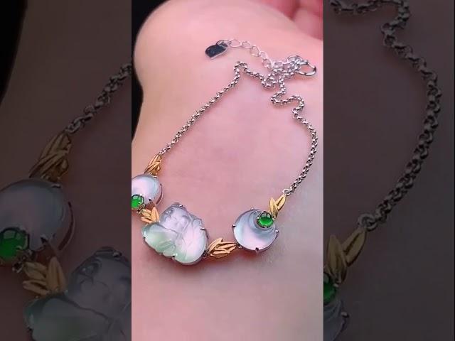 冰手鏈，你值得拥有！利利翡翠wechat/Line:lilifcsh  #翡翠 #jewelry #玉 #珠寶  #翡翠直播 #crystals #玉石 #gemstone#美国#新加坡#香