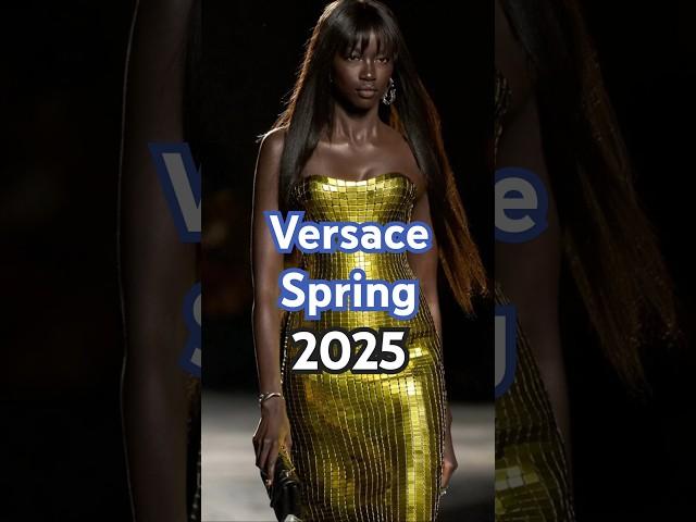 Versace Spring 2025 Collection: A 90s Revival with Modern Technology