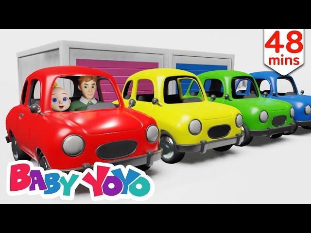 The colors song (Car Wash) + more nursery rhymes & Kids songs - Baby yoyo