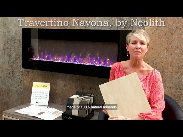 Travertino Navona, by Neolith - MARVA The Galleria of Stone #FridayFeature