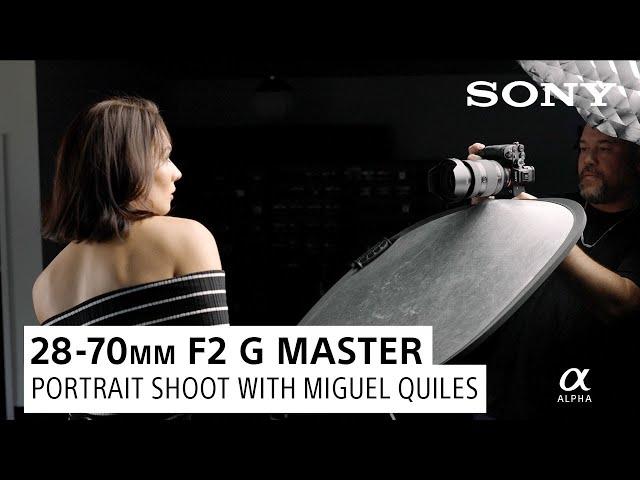 28-70mm F2 G Master + Alpha 7R V Portrait Shoot | Behind the Shot