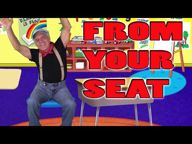 Brain Breaks - Action Songs for Children - From Your Seat - Kids Songs by The Learning Station