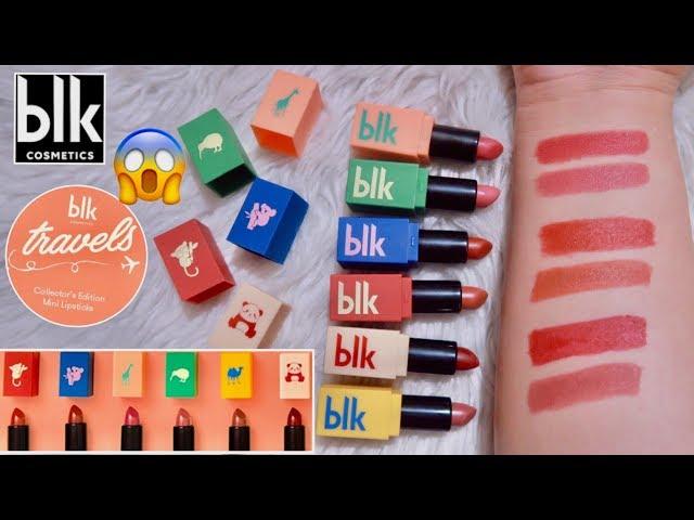 NEW!!! BLK Cosmetics #BLKTRAVELS COLLECTION (Complete Swatches + Review)