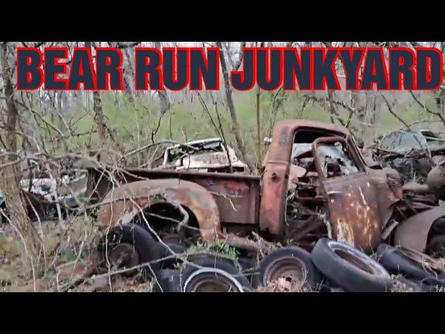 WALK-THRU A ABANDONED WEST VIRGINIA JUNKYARD BEAR RUN PARKERSBURG W.V #junkyard