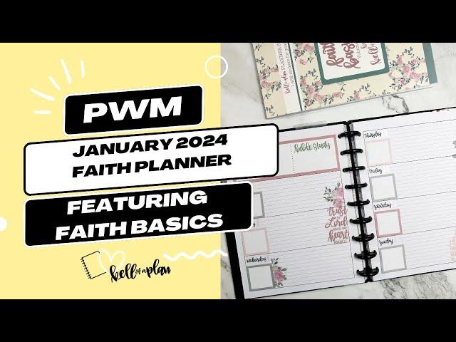 Plan with Me- January Faith Planning