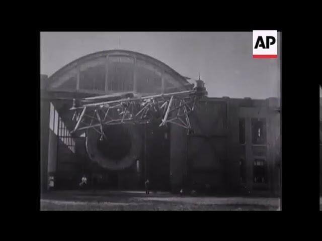 Nicolas Florine's tandem rotor helicopter prototype (c1933)