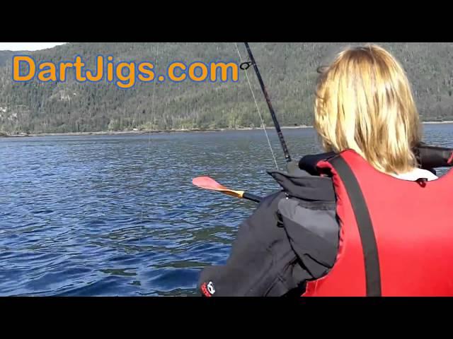 Catching Rockfish from a kayak in Southeast Alaska with Dart Jigs