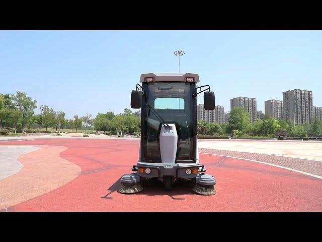 TVX TS1900 Large Street Road Industrial Ride-on Floor Sweeper Machine Commercial Floor Cleaner