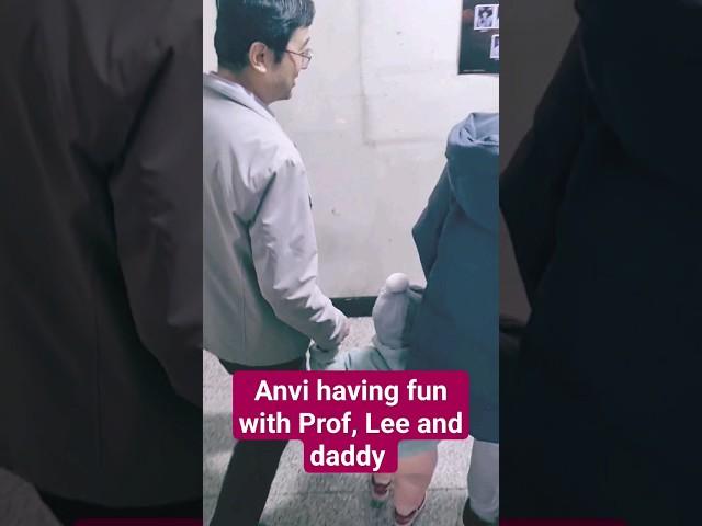 Anvi's funtime with Prof Lee and Daddy #shorts