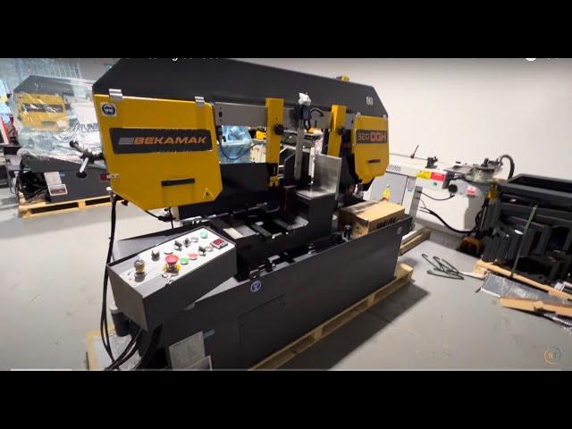 BMSY 320 DGH double mitering bandsaw 12.6”x17”  #bandsaw #metalbandsaw  #horizontalbandsaw #band_saw