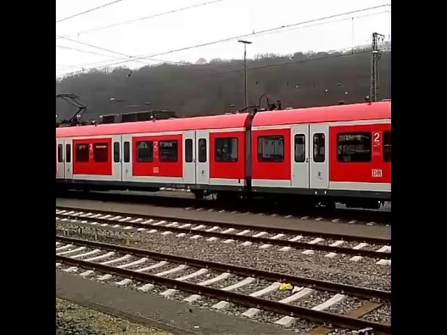 Bereitstellung S-Bahn am Bahnhof Plochingen