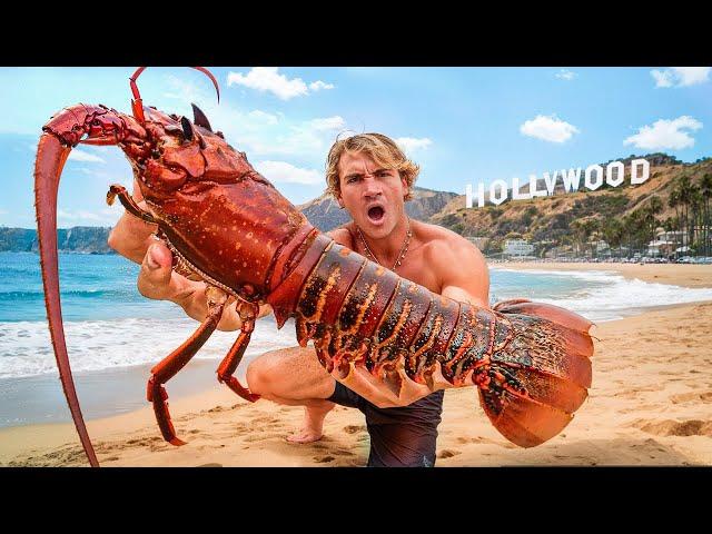 Giant Lobster Catch and Cook In The City