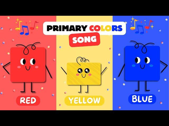 Learn Primary Colors While Dancing | Easy Song For Preschooler and Toddlers