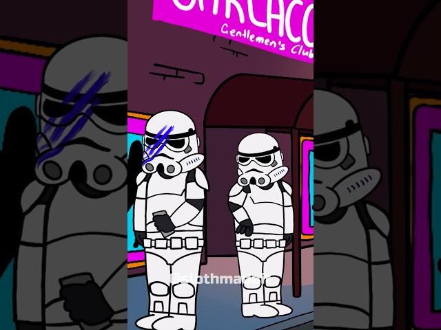 Stormtrooper is in Big Trouble  #starwars #starwarsanimation #funny