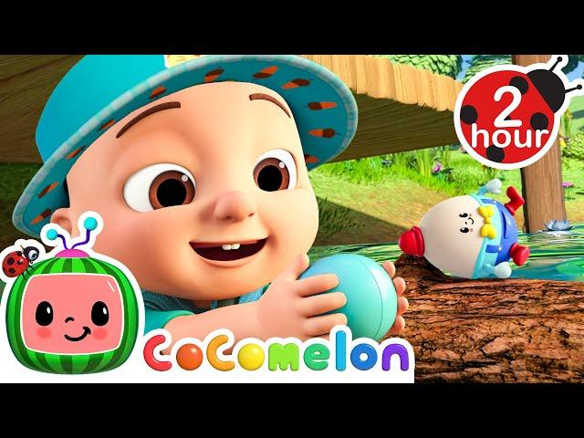 Camping Toy Hunt: Find Humpty Dumpty! | Cocomelon Songs and Nursery Rhymes | Moonbug Kids - Fun Zone