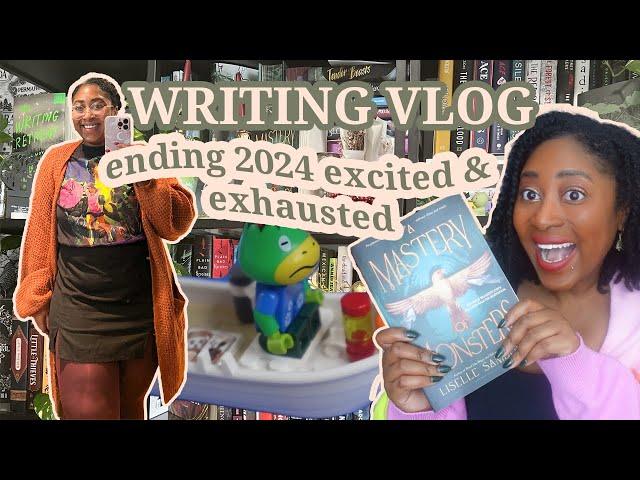 Writing Vlog: Ending 2024 Excited & Exhausted