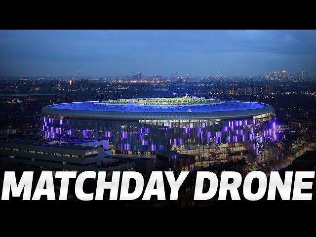 MATCHDAY FROM THE SKY | Drone footage over Tottenham Hotspur Stadium