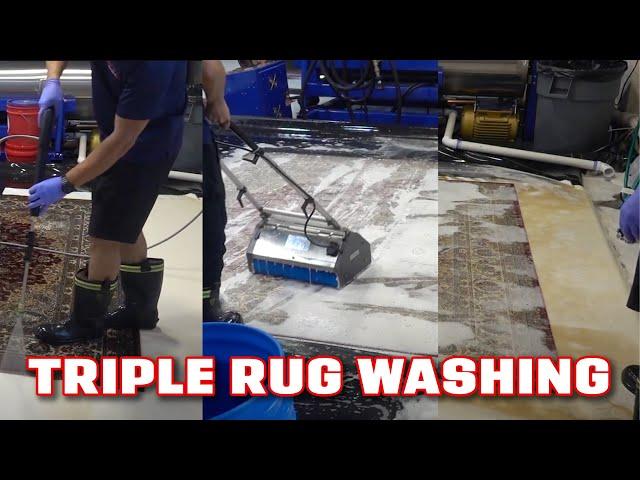 Three Rugs, One Wash: The Ultimate Cleaning Challenge!