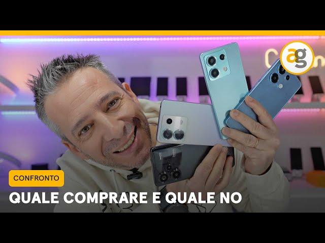 QUALE COMPRARE e QUALE NO. CONFRONTO XIAOMI Redmi Note 13.