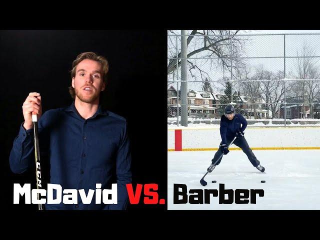 Connor McDavid CALLED ME OUT in Stickhandling Challenge!