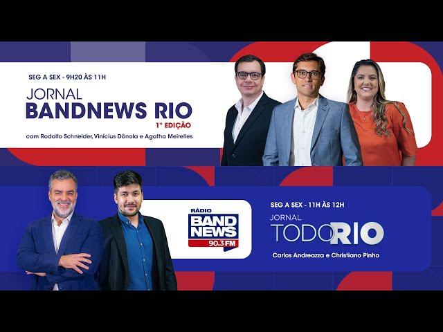 | AO VIVO | Jornal BandNews Rio - 1ª Edição e Jornal Todo Rio (04/11/24)