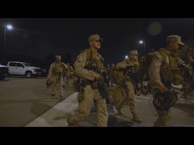 Over 700 U.S. Marines deployed to Los Angeles under 'Task Force 51'