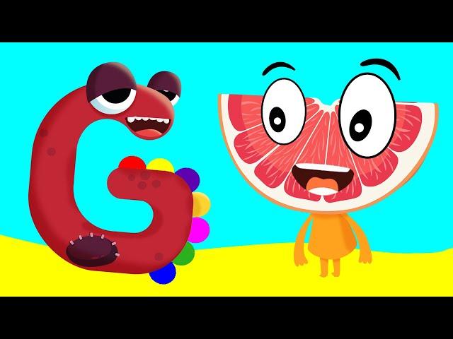 Grapefruit the Magnificent | Yummy Alphabet | Learn the Letter G with Ellie