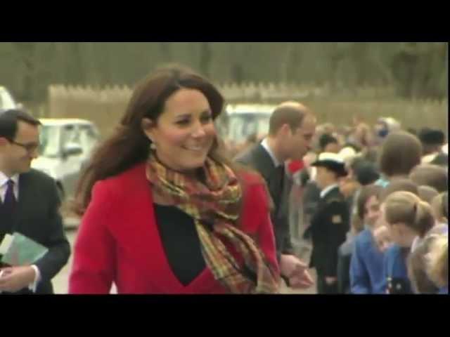 Kate Middleton Duchess of Cambridge wearing D C Dalgliesh Strathearn tartan Scarf on ITV Tonight