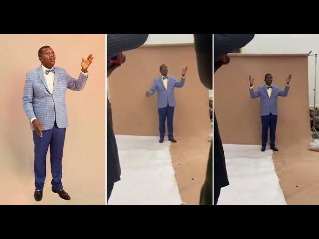 Moment Daddy E.A Adeboye almost turned 80th birthday photoshoot into a worship session