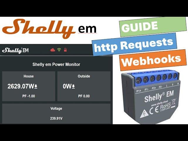 Shelly Smart Devices | Direct Device control with http(s) requests / webhooks