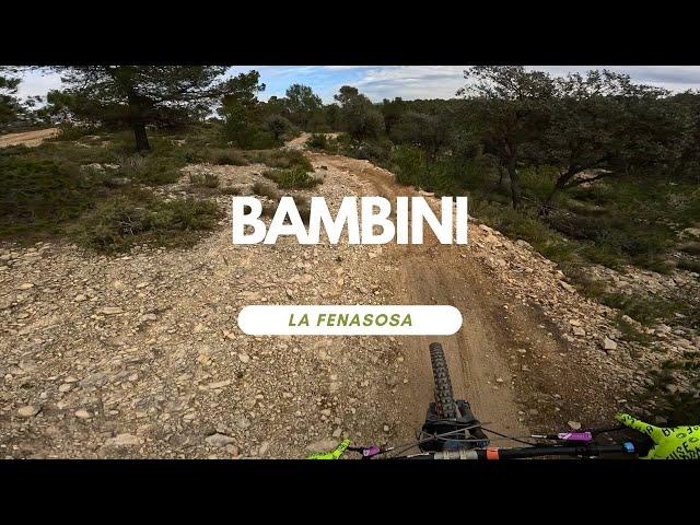 Bambini Line Beginner Trail Bikepark La Fenasosa Spain  Full Run POV RAW