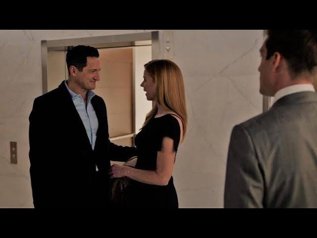 SUITS -  Samantha saying 'Harvey, you look lost'. Harvey, Donna and Thomas [S8E14]