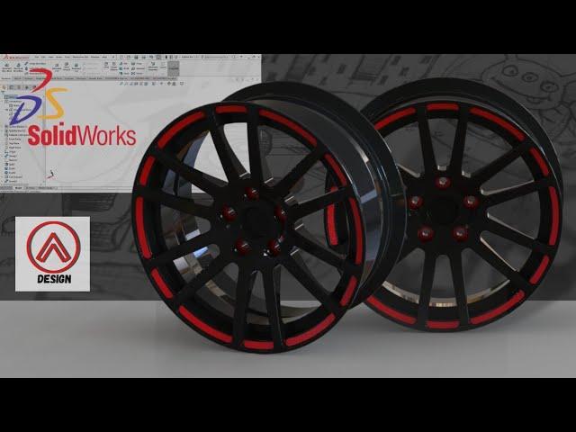 SOLIDWORKS wheel Rim - Alwis Design