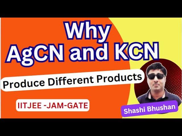 Why Do AgCN and KCN Produce Different Reactions?