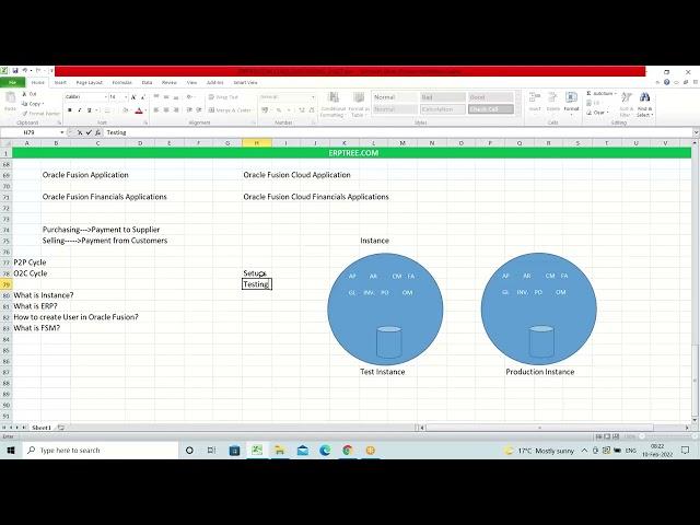 Oracle Fusion Cloud Financials Training | Instances & ERP Overview | 4th Session